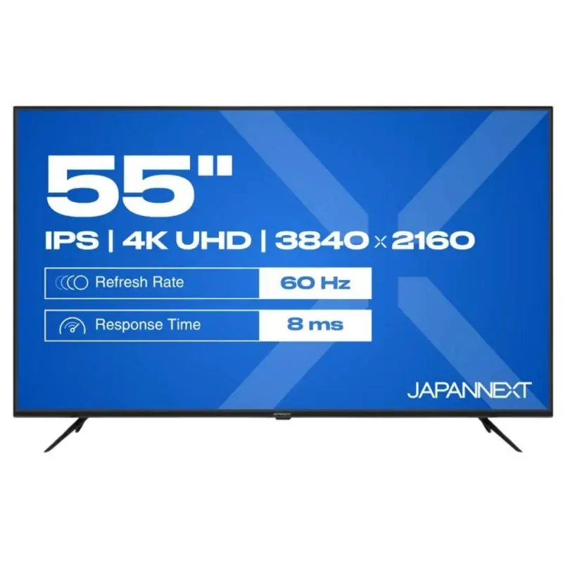 Monitor JAPANNEXT JN-IPS550UHD60F 55" UltraHD 4K 60Hz IPS Altifalantes 8ms