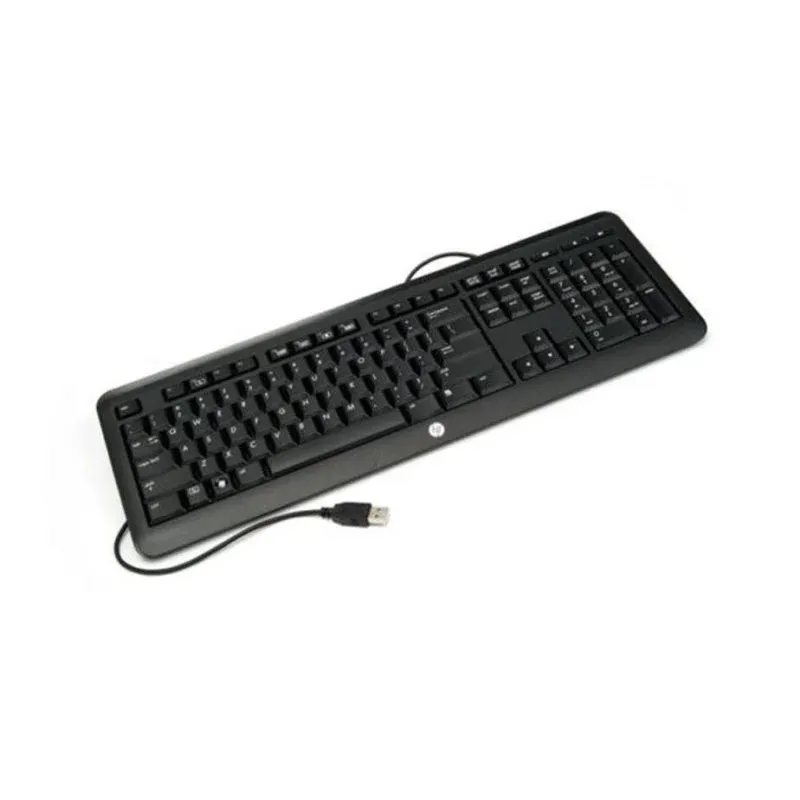 Teclado HP QY776AA membrana completo drenagem líquidos inclinação ajustável USB