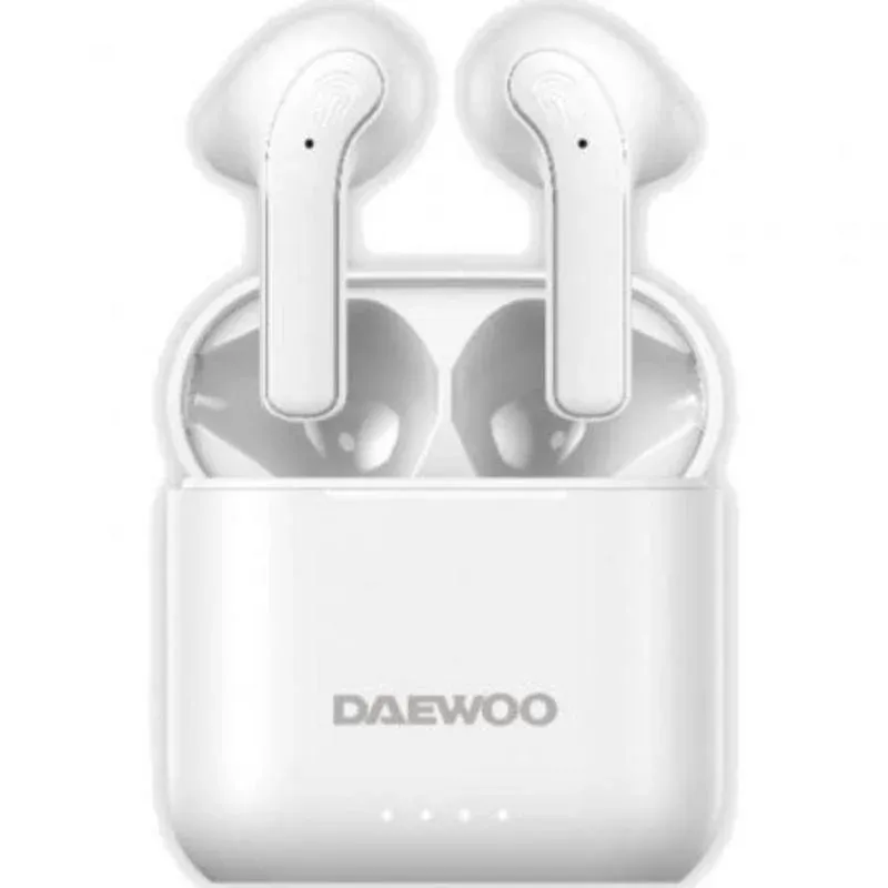 Auriculares sem fios Daewoo Bluetooth v5.4 com estojo de carregamento e bateria de longa duração