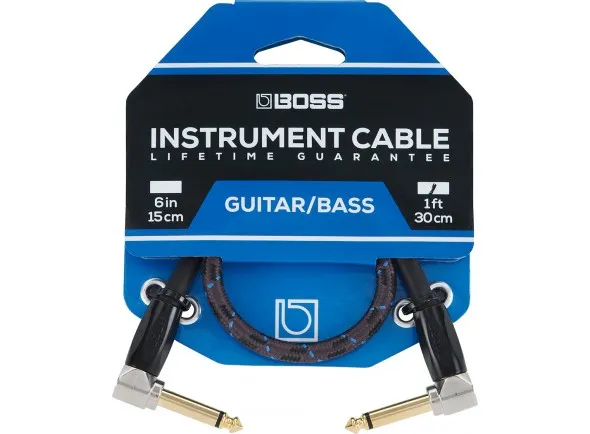 Cabo instrumento Boss BIC-1AA 30cm Preto