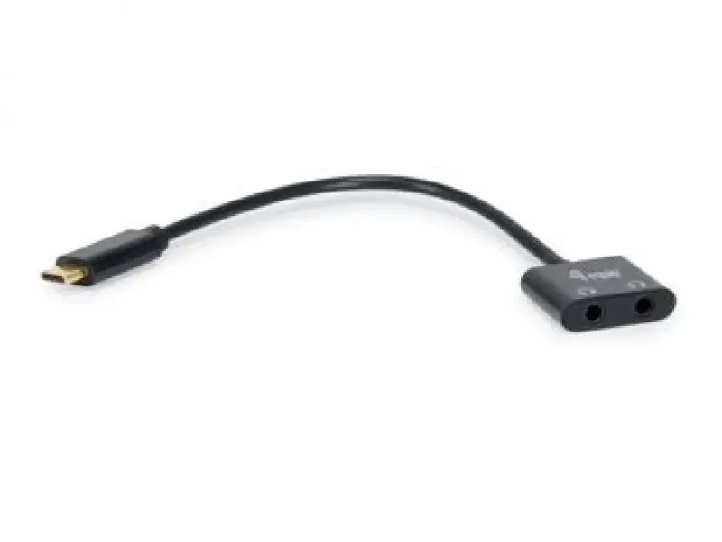 ADAPTADOR USB-C TO 2X3.5MM AUDIO DAC ADAPTER. 15CM