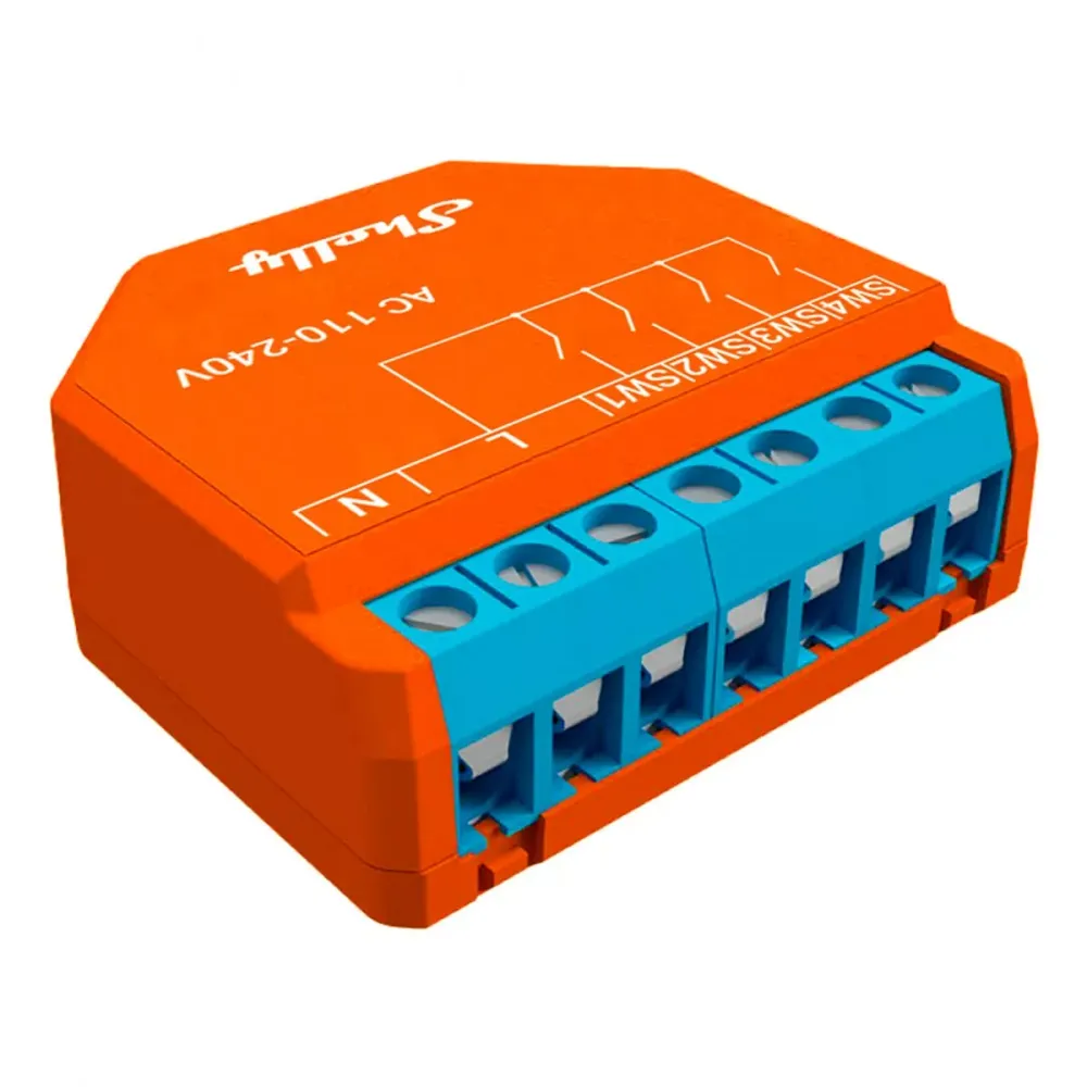 Módulo de Automação Shelly Plus i4 Wi-Fi Laranja