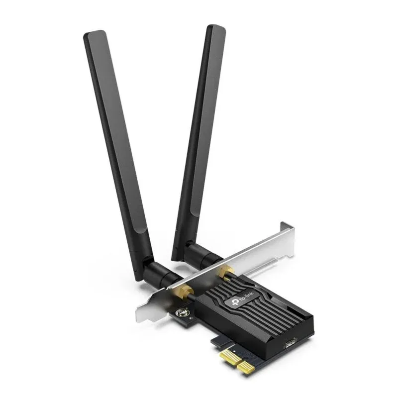 Placa de Rede TP-Link Archer TX55E PCI Express 2402 Mbit/s Wi-Fi 6 Bluetooth 5.2