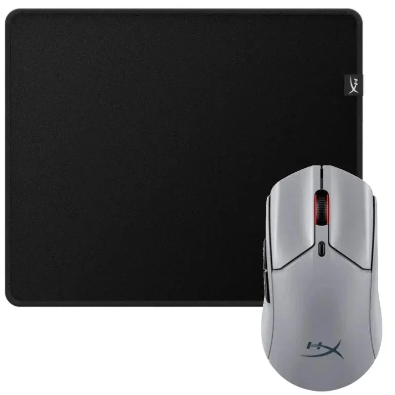 Pacote HyperX Pulsefire Haste 2 Pro Rato sem fios para jogos + Tapete de Rato HyperX Pulsefire Mat