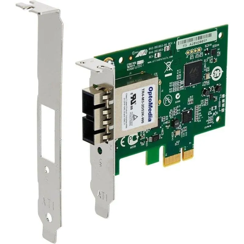 Placa de Rede Allied Telesis 2914SX/SC PCI Express Fibra 1000 Mbit/s Perfil Baixo