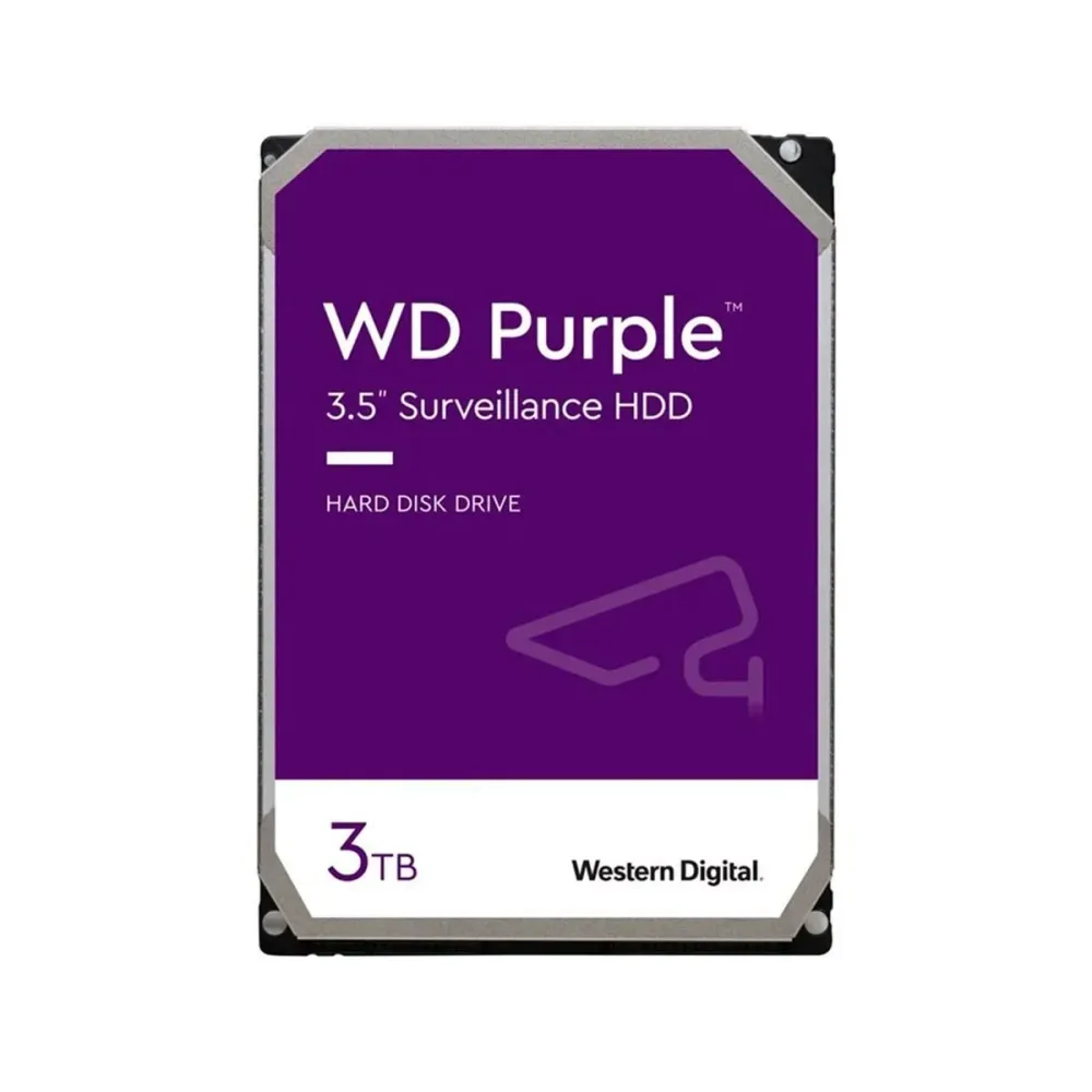 Disco Rígido 3.5" Western Digital Purple 3TB 5400RPM WD33PURZ