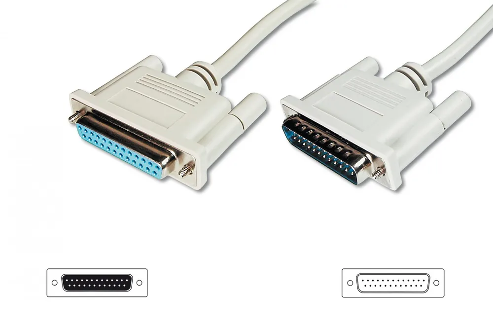 Digitus AK-610201-050-E cabo paralelo Bege 5 m AK-610201-050-E