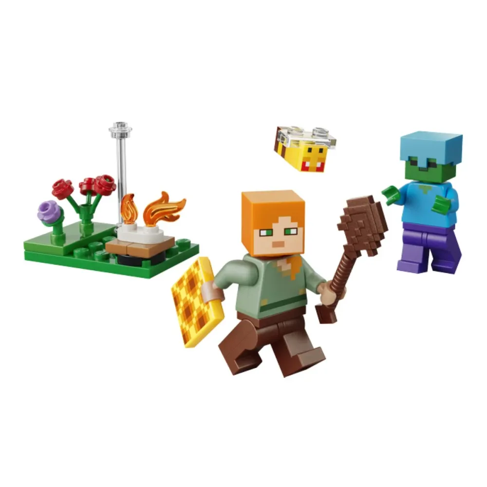 LEGO Minecraft Conflito à Volta da Fogueira da Alex - 30732