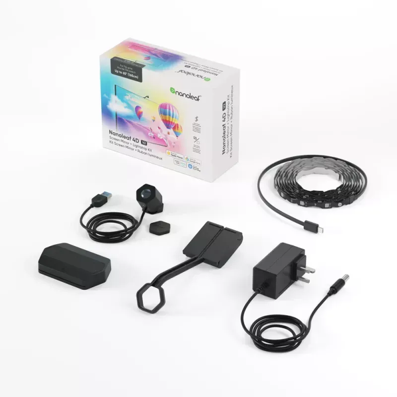 Nanoleaf - 4D Screen Mirror + Lightstrips 4.3m for TV 65''