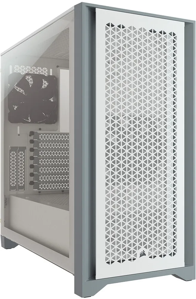 Caixa E-ATX Corsair 4000D Airflow Branco Vidro Temperado