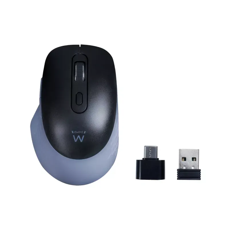 Rato Óptico Ewent EW3243 Wireless/Bluetooth 3200DPI Preto/Azul