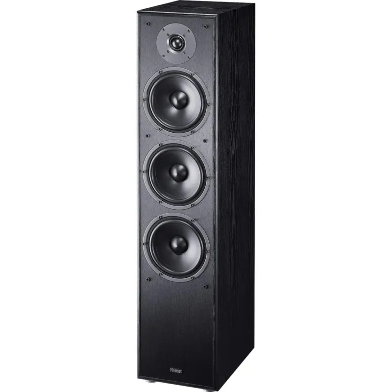 Colunas Magnat Monitor S70 3 vias com fios 190W alta sensibilidade preto