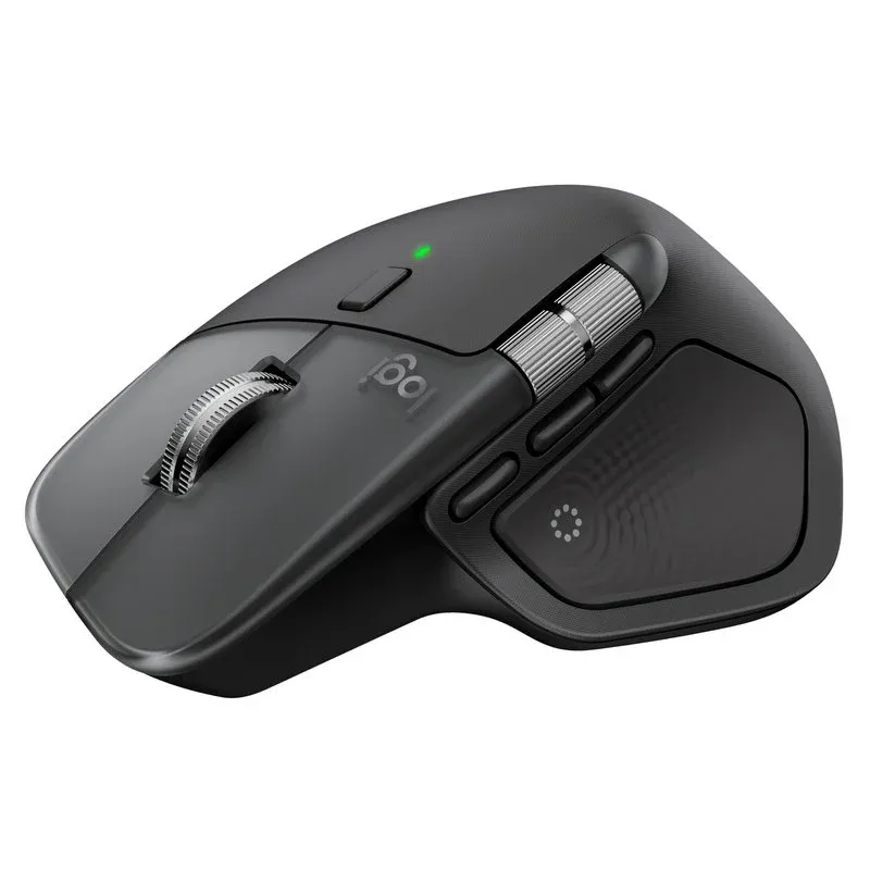 Logitech MX Master 4 for Mac Rato Ergonómico Bluetooth 8000 DPI com Roda Lateral Prateado