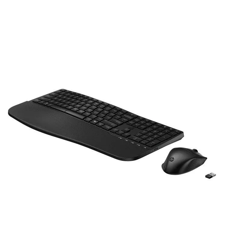 Teclado HP 685 Comfort Preto sem fios Dual-Mode 2,4 GHz com rato