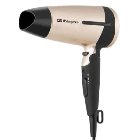 Secador de Cabelo SE1600 1600 W Orbegozo Preto