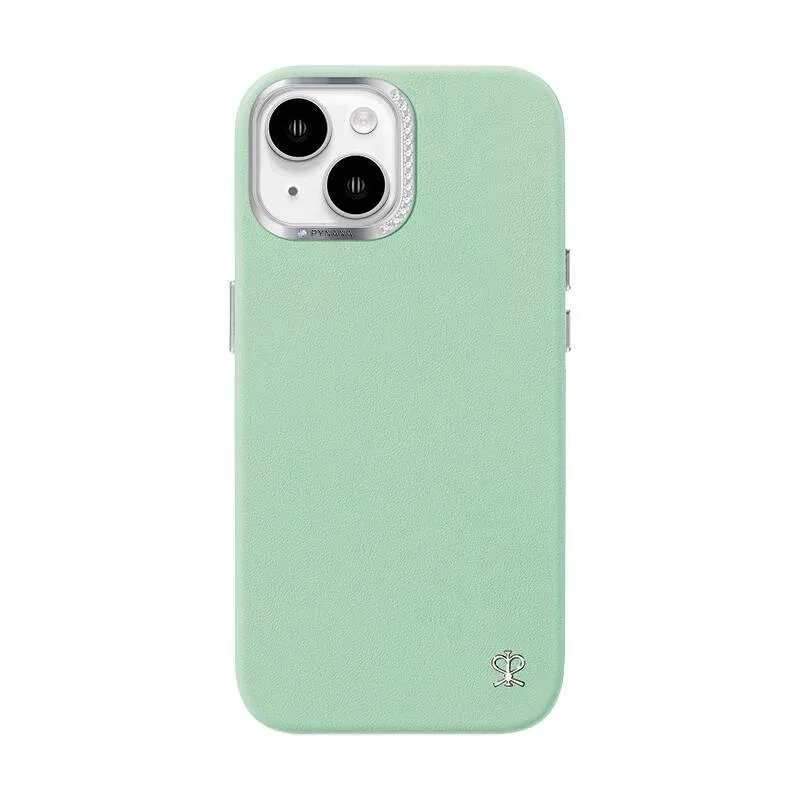 Funda para móvil Joyroom PN-15F1 Starry Case Resistente com Cristais Verde para iPhone 15