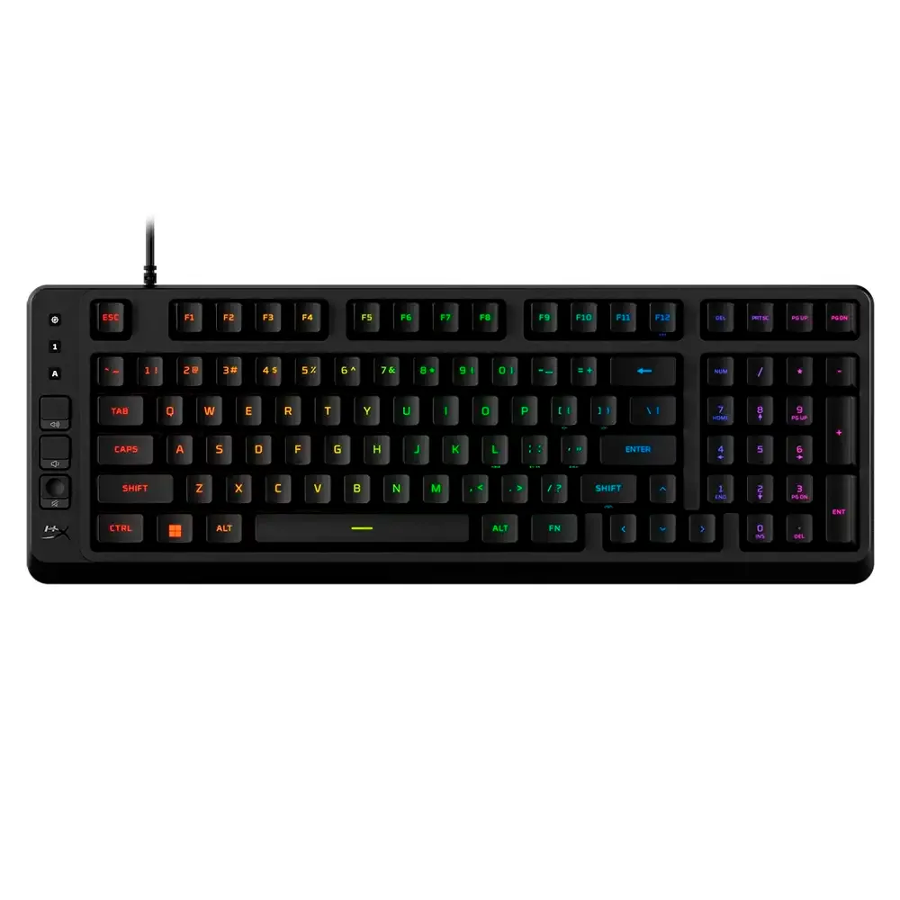 Teclado HyperX Eve 1800 Compact Gaming RGB PT Preto