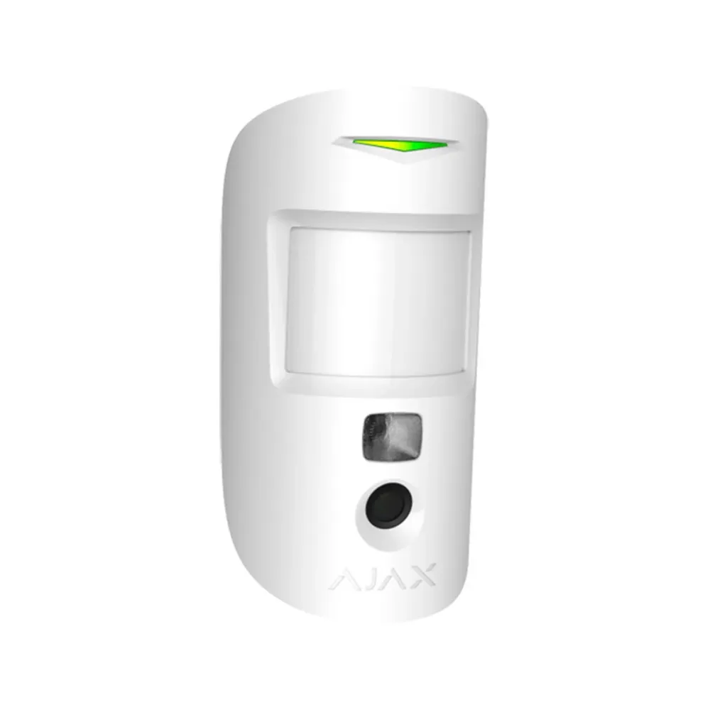 Sensor de Movimento PIR Ajax MotionCam Branco