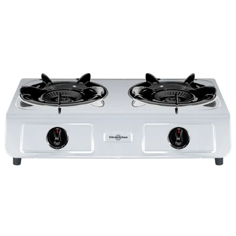 Fogão A Gás Vitrokitchen 260Ib Aço Inoxidável 2F