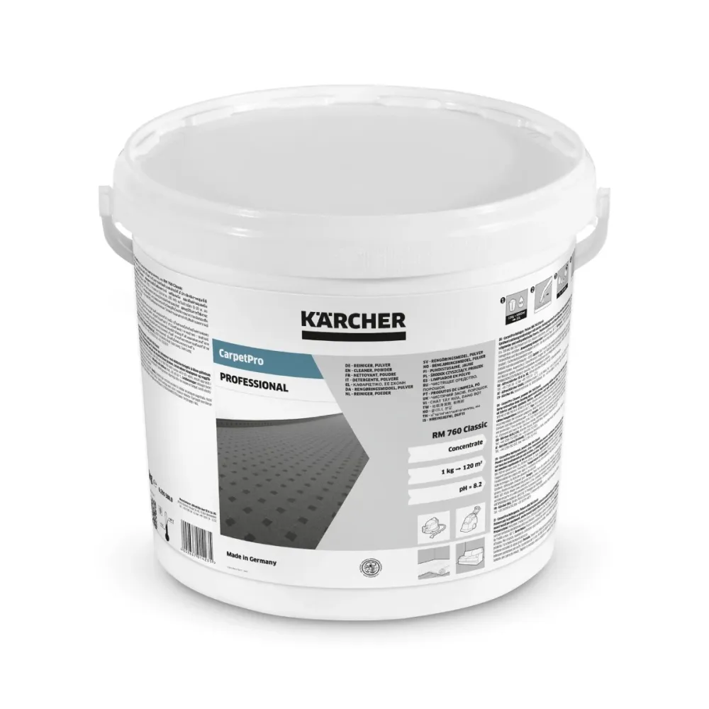 Detergente em Pó Kärcher CarpetPro Cleaner RM 760 Powder Classic 10Kg - 6.291-388.0