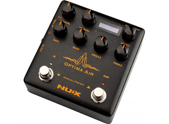 Nux Optima Air NAI 5 Pedal de Efeitos Pré-Amplificador Guitarra