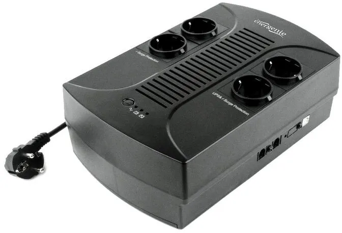 UPS Gembird EG-UPS-001 650VA Schuko Preta