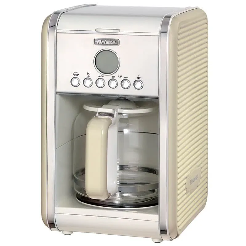 Máquina Do Café Drip Ariete 1342/03 12T Bege Dsp Retro