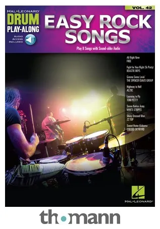Hal Leonard Drum Play-Along Easy Rock