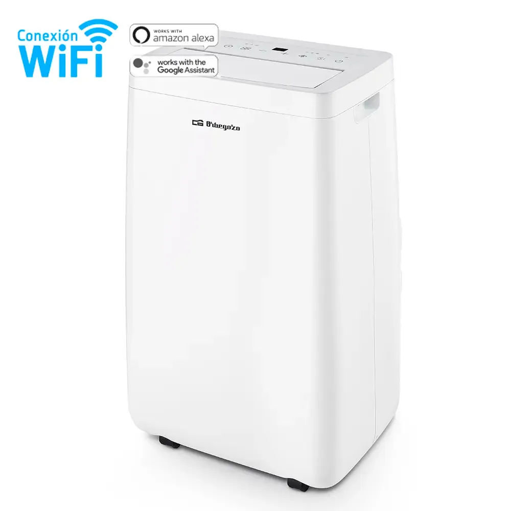 Ar Condicionado Portátil Orbegozo ADRW 12000 1350W 420m3/h 3000fg/h Branco
