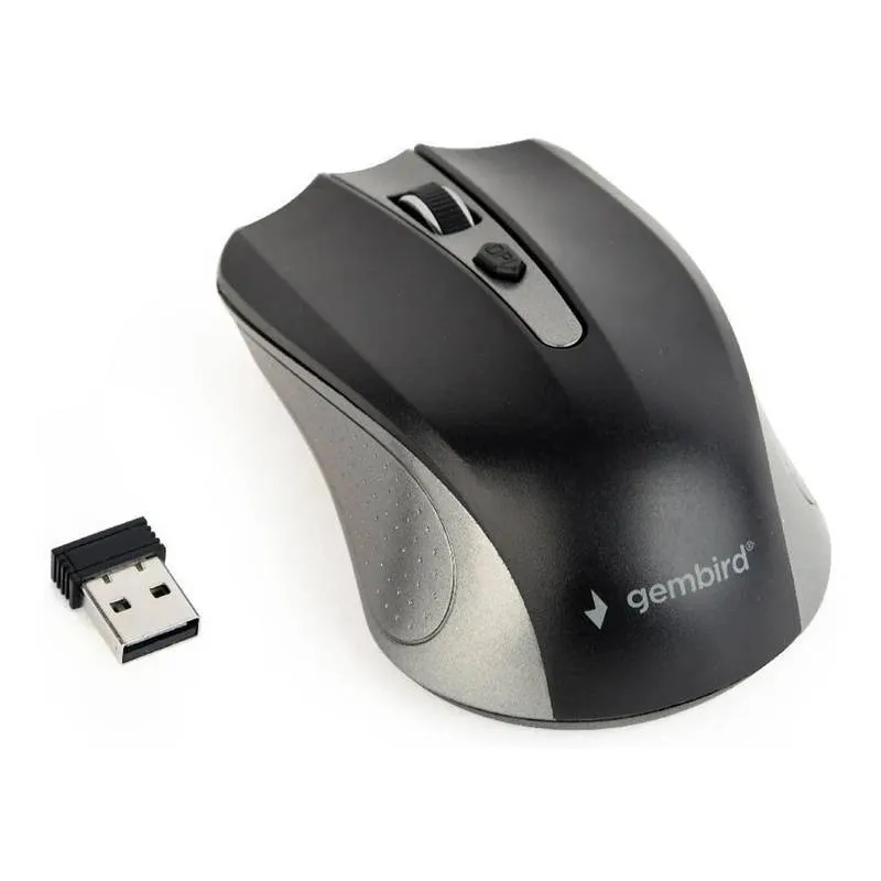 Rato Óptico Gembird MUSW-4B-04-GB Wireless 1600DPI Preto