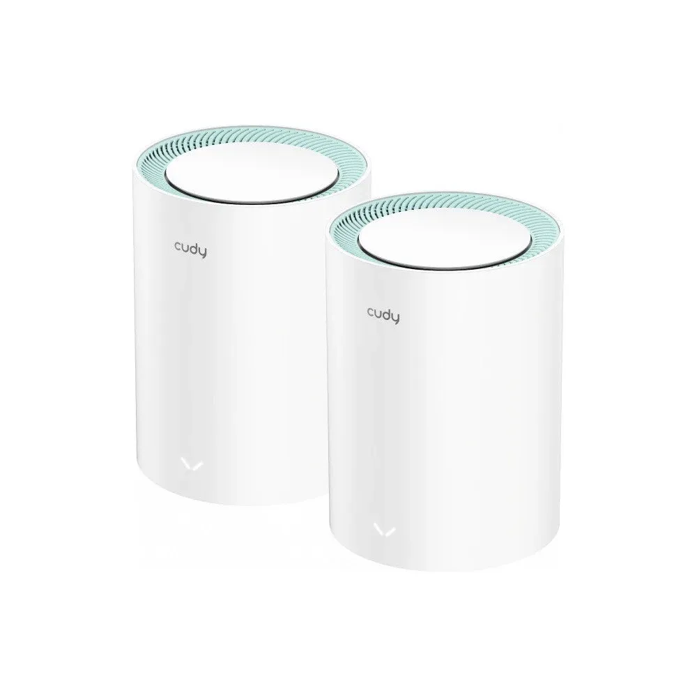 Sistema Mesh Cudy M1300 AC1200 Dual-Band WiFi 5 Mesh Gigabit (Pack 2)