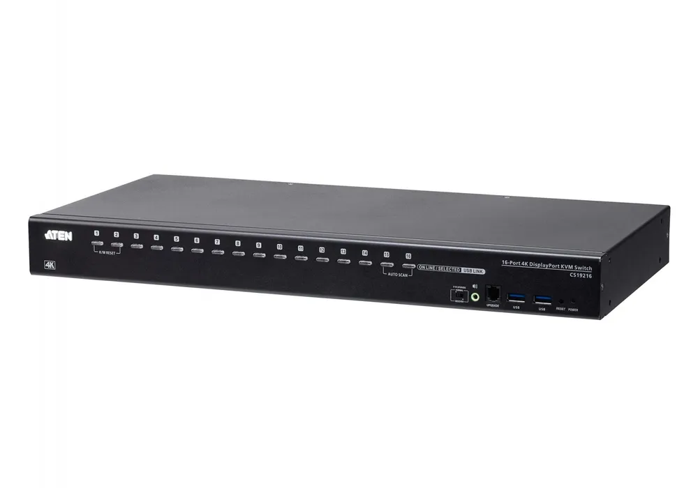 ATEN CS19216-AT-G chaveador KVM Preto CS19216-AT-G