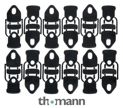 Holdon Mini Clip Black 12pcs Pack