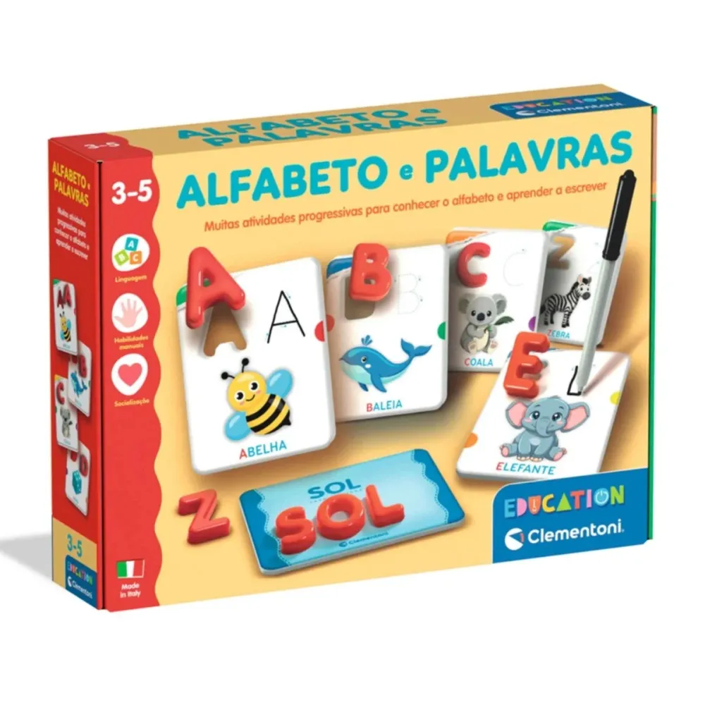 Alfabeto E Palavras Clementoni Education - 67452