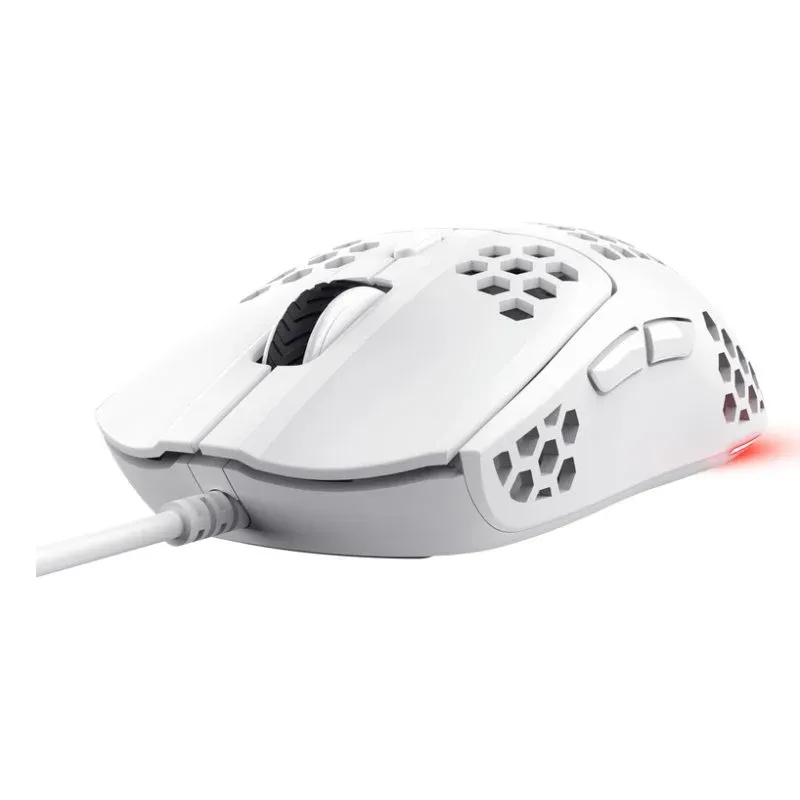 Ratón Trust com fio 6400 DPI RGB 6 Botões Programáveis Branco