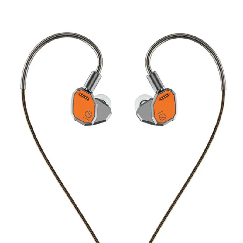 Hiby Yacht10 Auriculares com Cabo Design Cyberpunk, Drivers Dinâmicos 10 mm e Alta Fidelidade