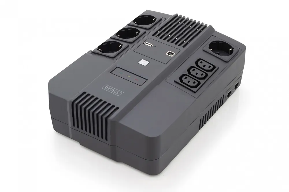 Digitus DN-170110 UPS Linha interativa 0,6 kVA 360 W 7 DN-170110