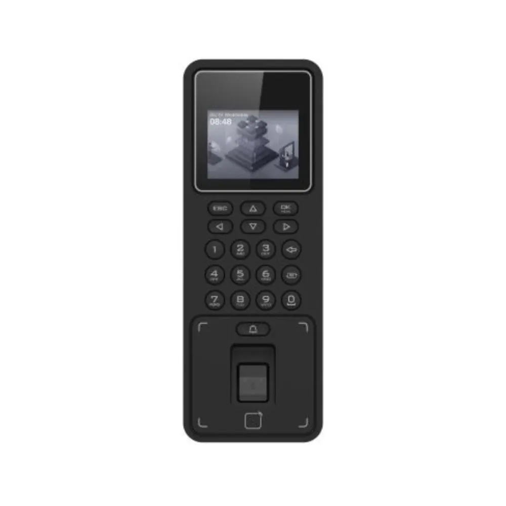 Controlo de Acesso Hikvision Impressão digital, cartão EM e PIN - DS-K1T808EFWX