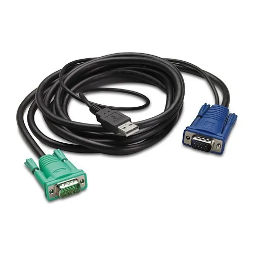 Cabo USB LCD/KVM Integrado APC para Rack - 1,8m (6 pés) AP5821
