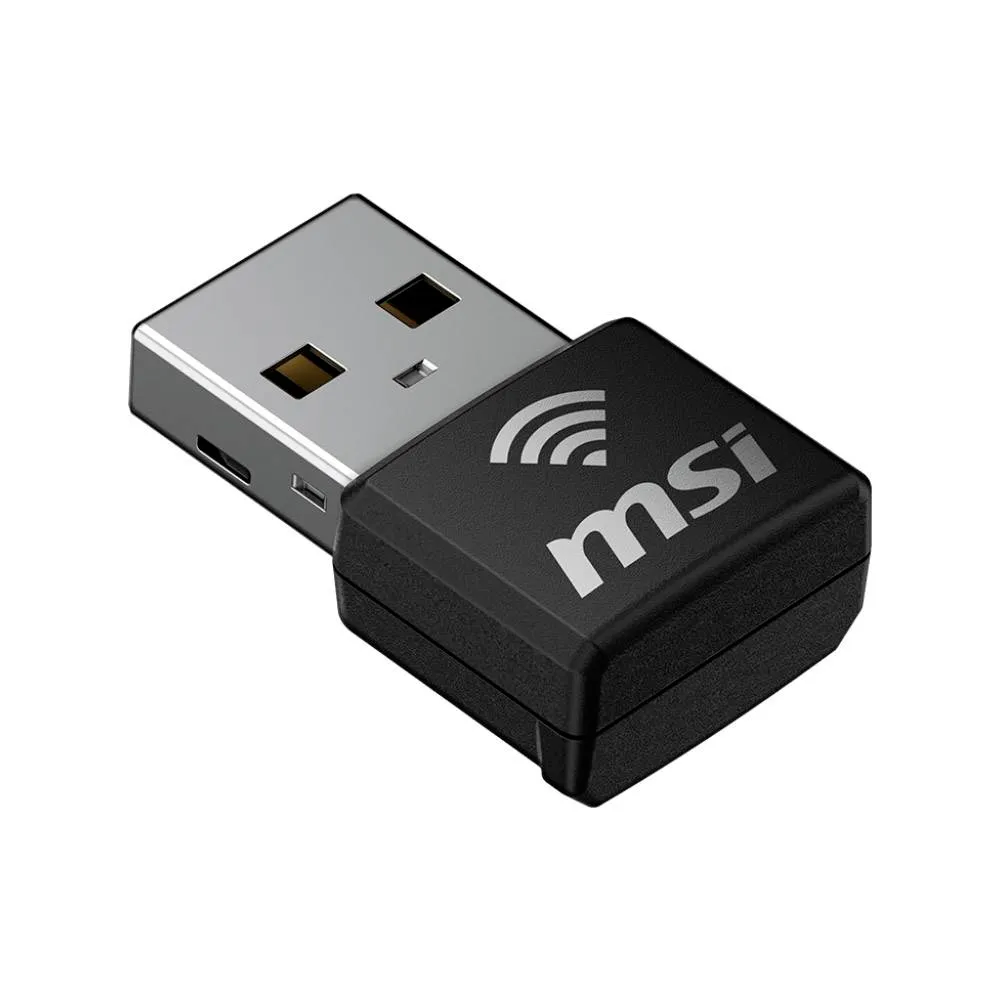 Adaptador de Rede USB MSI AX1800 Nano WiFi 6 Dual-Band