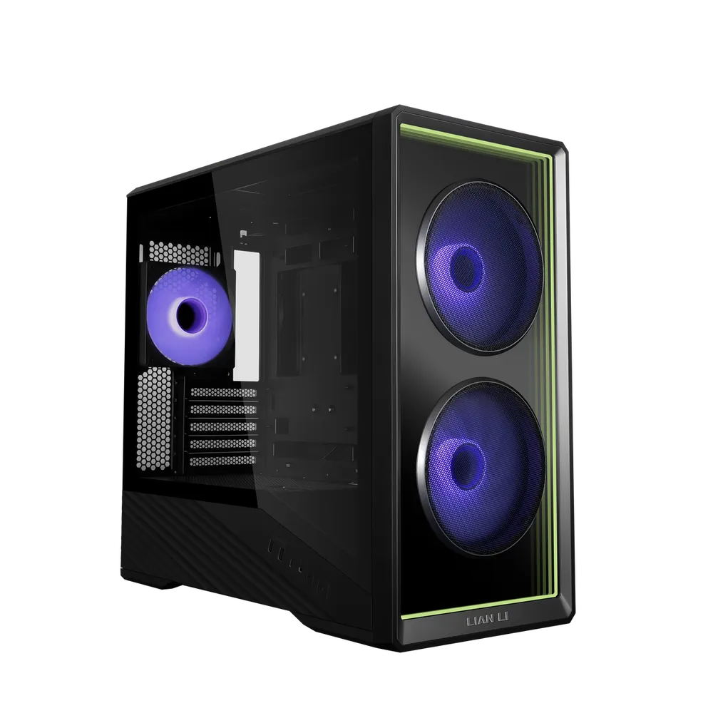 Caixa Micro-ATX Lian Li Vector V150 Mini Infinity Preto Vidro Temperado