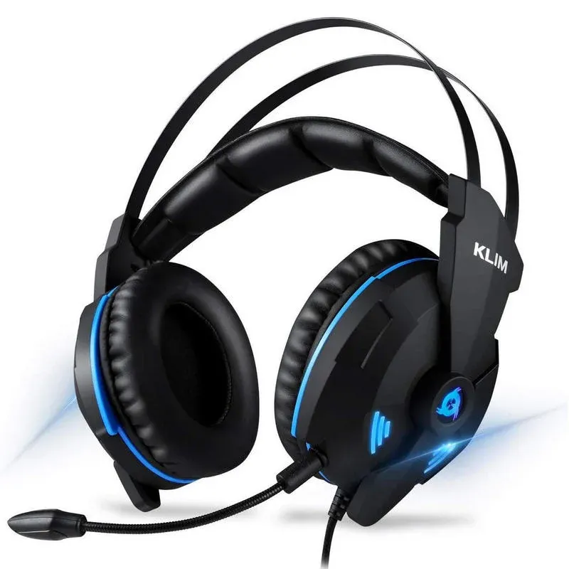 Klim Impact V2 Headset Gaming Preto/Azul