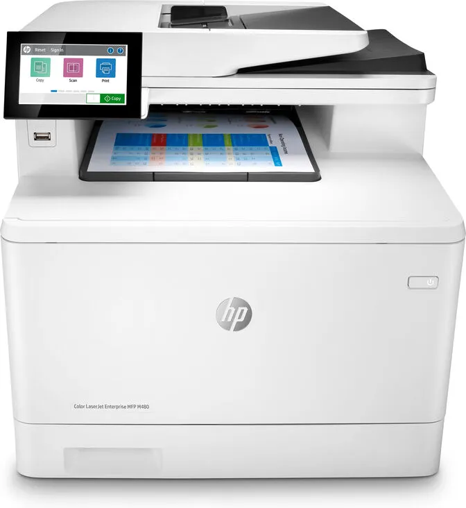 Impressora Multifunções a Laser HP Color LaserJet Enterprise MFP M480f