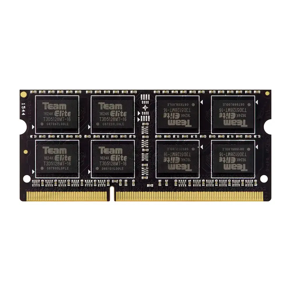 Memória RAM SO-DIMM TEAMGROUP Elite 8GB (1x8GB) DDR3-1600MHz CL11 (11-11-11-28) 1.50V Preta