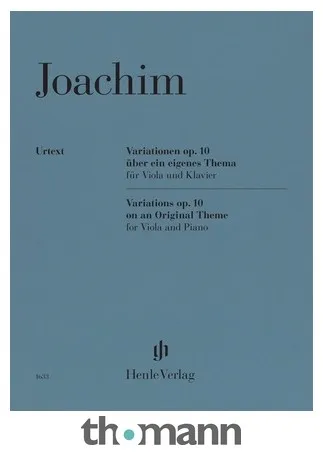 Henle Verlag Joachim Variationen op. 10