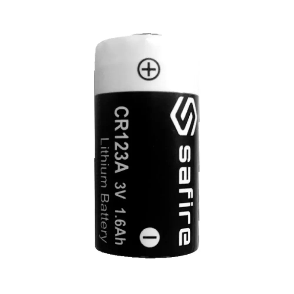 Pilha de Litio Para Alarme Safire CR123A 1600mAh 3V