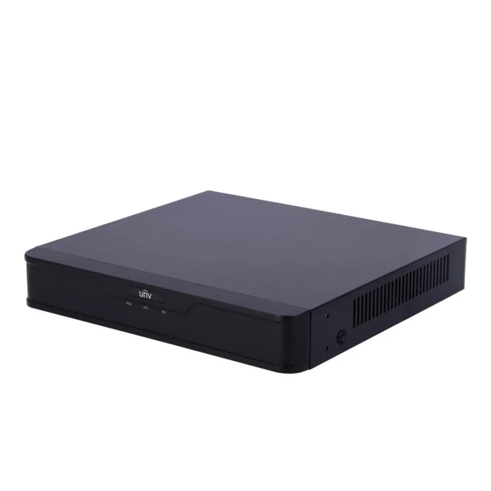 Gravador DVR Uniview Easy 4 Canais BNC HDTVI/HDCVI/AHD/CVBS + 2 extra IP Preto - UV-XVR301-04G3
