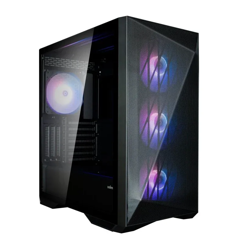 Caixa de Computador Zalman Z9 Iceberg MS Midi Tower Vidro Temperado ARGB USB-C 3.1 Preta