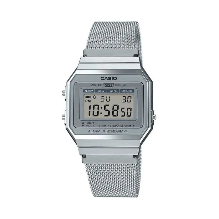Relógio Casio Vintage 82 New Slim Vintage (Bracelete Prateado)