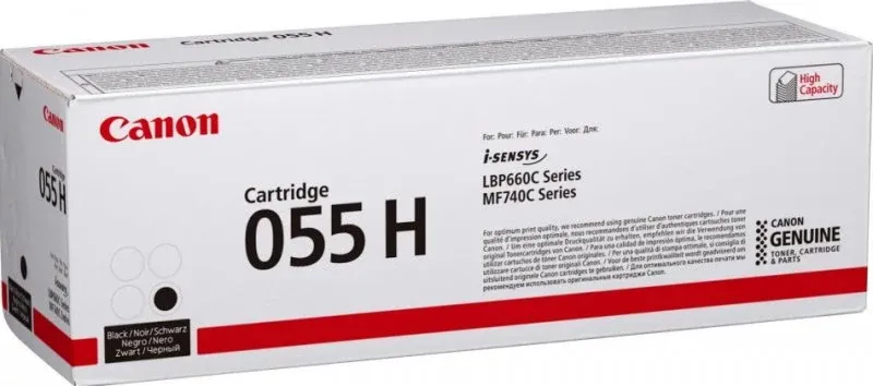 CRG 055H BK - Cartridge compativel com: MF740, LBP660